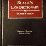 Black's law dictionary by Bryan A. Garner