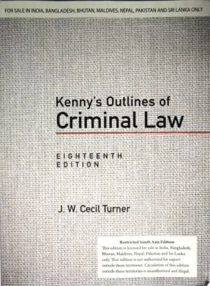 Kenny's Outlines of Criminal Law By J.W. Cecil Turner