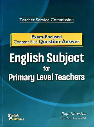 This book provides exam-focused content tailored for primary level English teachers, featuring comprehensive questions and answers to support effective preparation for the Teacher Service Commission examinations.